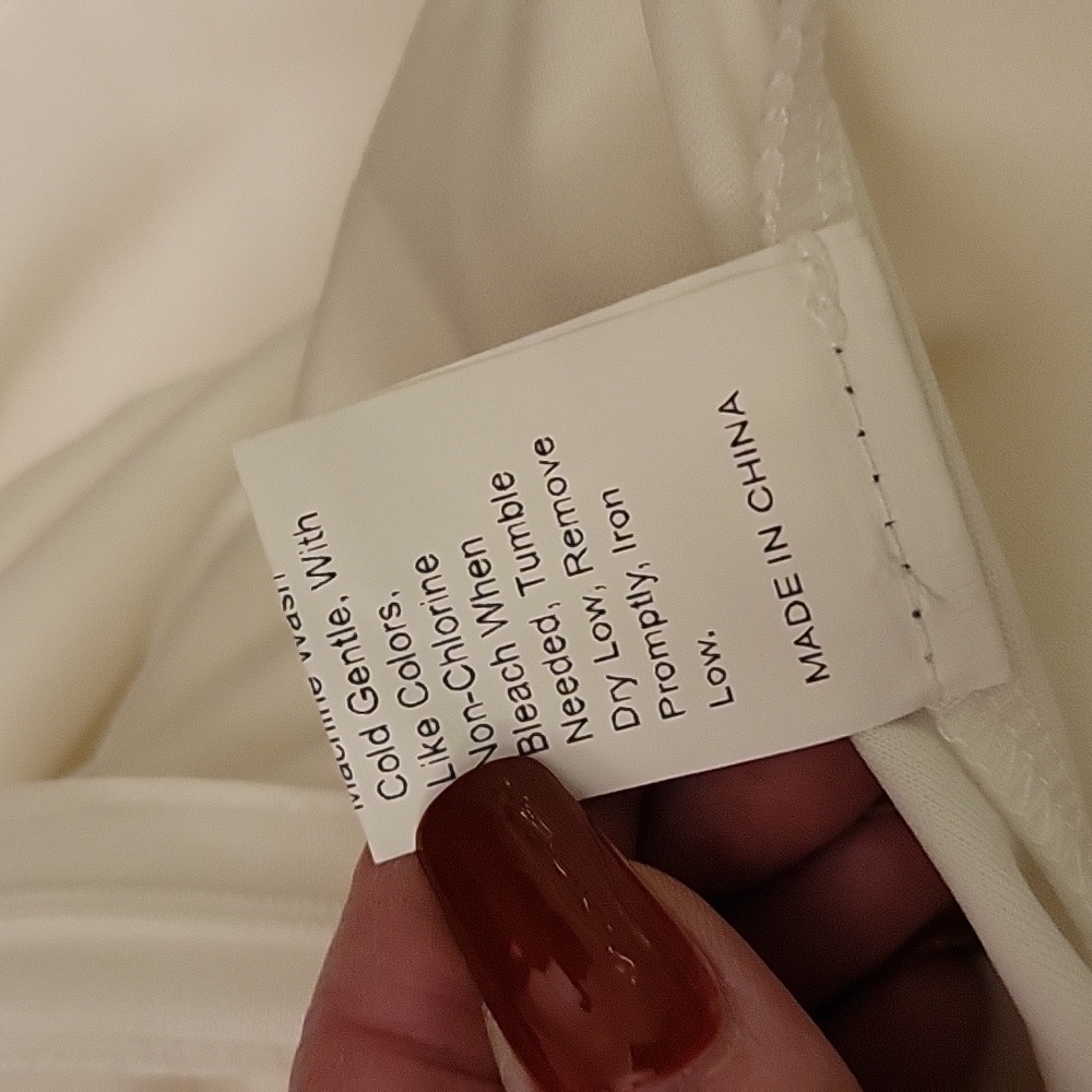 White Ruffle Romper. Small - Picture 5 of 5